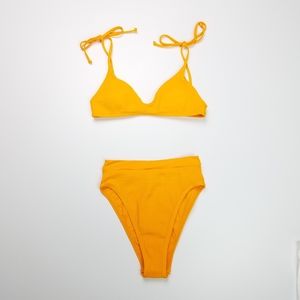 L*Space Frenchi Bottom & Daisy Top Orange